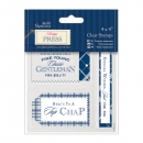 !Papermania Clear Stamp Set 4" x 4" - Top Chap!