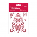 Papermania Mini Clear Stamp Set - Christmas Tree - 4 stck.