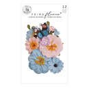 Prima Marketing Mulberry Paper Flowers - Traced Memories/Spring Abstract 12 Stk.