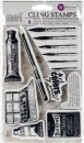Prima Iron Orchid Designs Cling Stamps - Art Supplies
