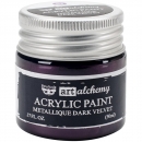 Prima Marketing Acrylic Paint - Metallique Dark Velvet