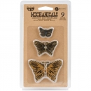 Prima Marketing Finnabair Mechanicals - Grungy Butterflies 9 St.