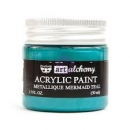 Prima Marketing Acrylic Paint - Metallique Mermaid Teal