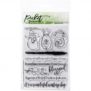 Picket Fence Clear Stamps - Have A Waonderful Winter Day