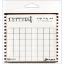 Ranger Letter it - Acrylic Stamp Block 4`x 3`