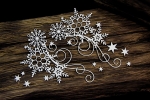 SnipArt Chipboards Frosty Moments – Decors with snowflakes