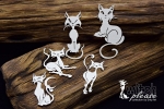 SnipArt Chipboards Witch Please – Cats – Set