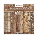 Stamperia Backgrounds Paper Pad - Coffee And Chocolate