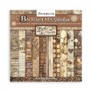 Stamperia - Background Selection - Coffee And Chocolate 8"x8"