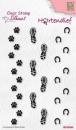 Nellie`s Choice Silhouette Clear Stamps - Footprints