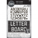 Sizzix Sidekick Side-Order Thinlits/ Texture Fades - Letterboard