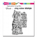 Stampendous - Cling Stamp - Whiskers Gift