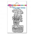 Stampendous - Cling Stamp - Mini Tulip Wellies