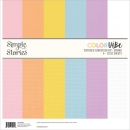 Simple Stories Color Vibe - Textured Cardstock Kit - Spring 12" x 12"