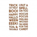 Sizzix Tim Holtz Thinlits - Bold Text Halloween