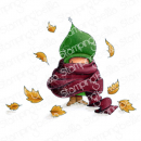 Stamping Bella - Bundle Girl in a pile of Leaves