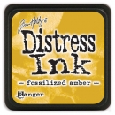 Mini Distress Ink Pad - Fossilized Amber