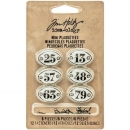 Tim Holtz - Mini Plaquettes + Brads