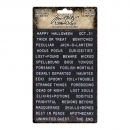 Tim Holtz Label Stickers - Halloween