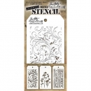 Tim Holtz Mini Layering Stencil Collection - Set 10