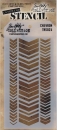 Tim Holtz Layering Stencil - Chevron