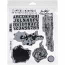 Tim Holtz Stempelset - Grunged