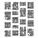 Tim Holtz Stempelset - Bold Tidings Mini