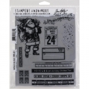 Tim Holtz Stempelset - Vintage Holidays