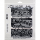 Tim Holtz Stempelset - Holiday Scenes