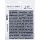 Tim Holtz Stempelset - Tiny Text Halloween