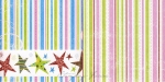 Beatrix Rose Doublesided Paper " Pink Stripes "