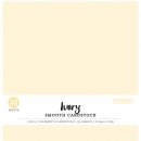 Colorbök Smoth Cardstock Pad - Ivory - 12 x 12