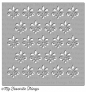 MFT - 6" x 6" Schablone - Formal Fleur de Lis *limitiert*