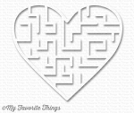 MFT Replenishments - Heart Maze Shapes - White