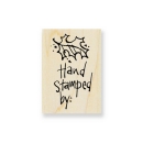 %Stampendous Leaf Stamped ( handstamped by )%